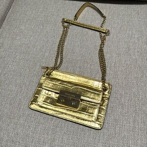 MK GOLD CHAIN WALLET PURSE